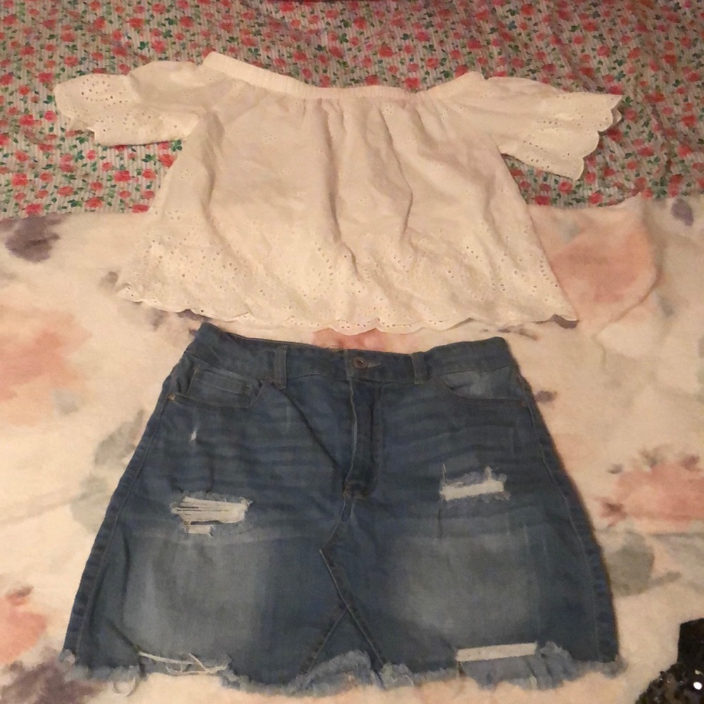 Jean skirt